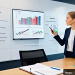 Home 23 사회적 책임 경영의 윤리적 이슈 해결 방법 - A modern corporate office scene showing diverse business professionals engaged in an ethics training...
